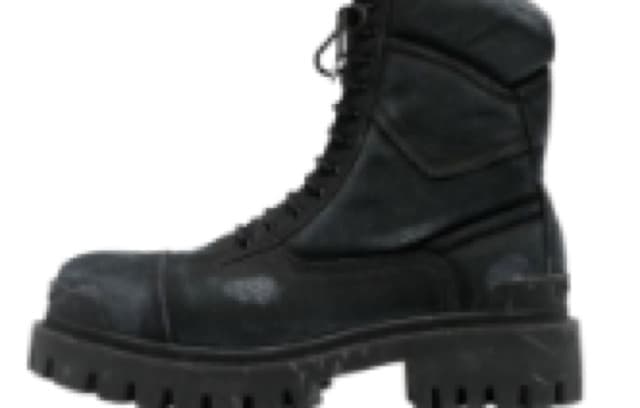 Balenciaga Strike Boots Black