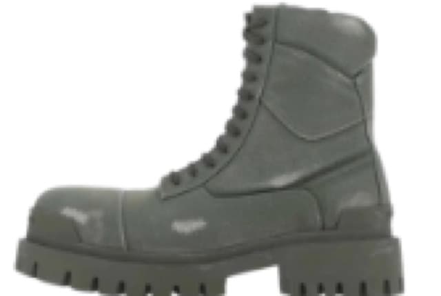 Balenciaga Strike Boots Khaki