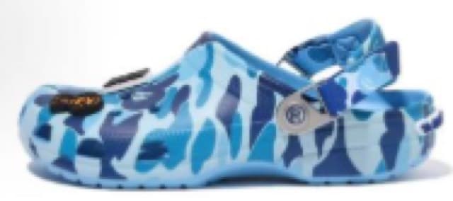 crocs x bape