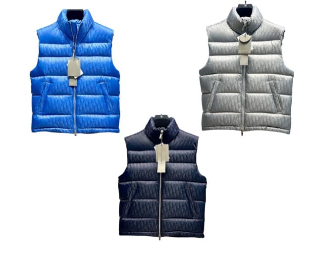 Dior Oblique down vest jacket