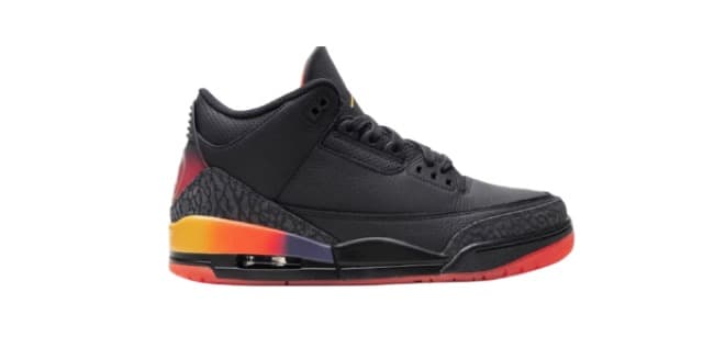 Jordan 3 Balvin Black
