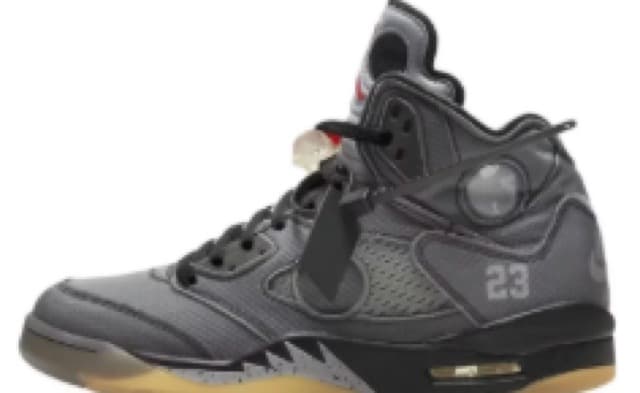 Jordan 5 x Off White "Muslin "