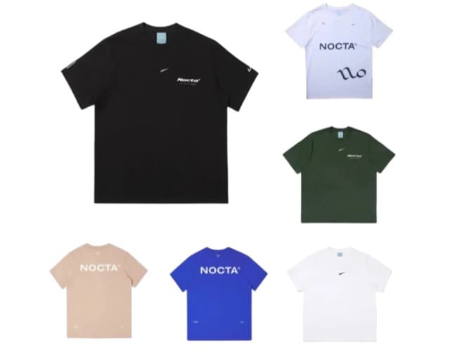 nocta t-shirts (+10 styles)