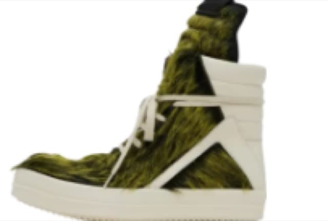 Rick Owens Fur GeoBasket High