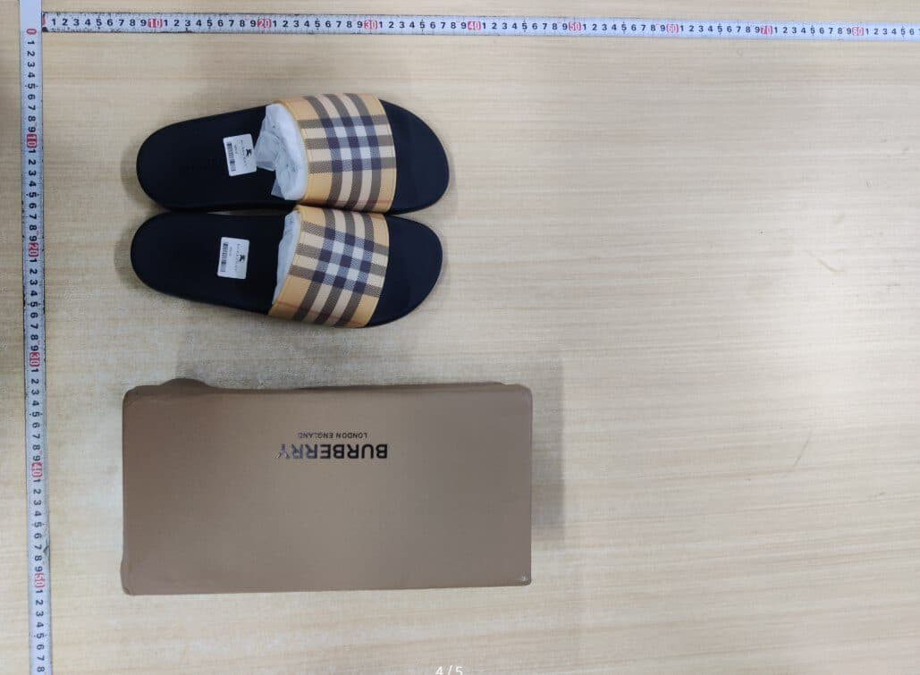 Burberry slides
