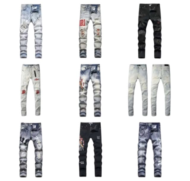 Amiri jeans x Chrome hearts (+28 color options)