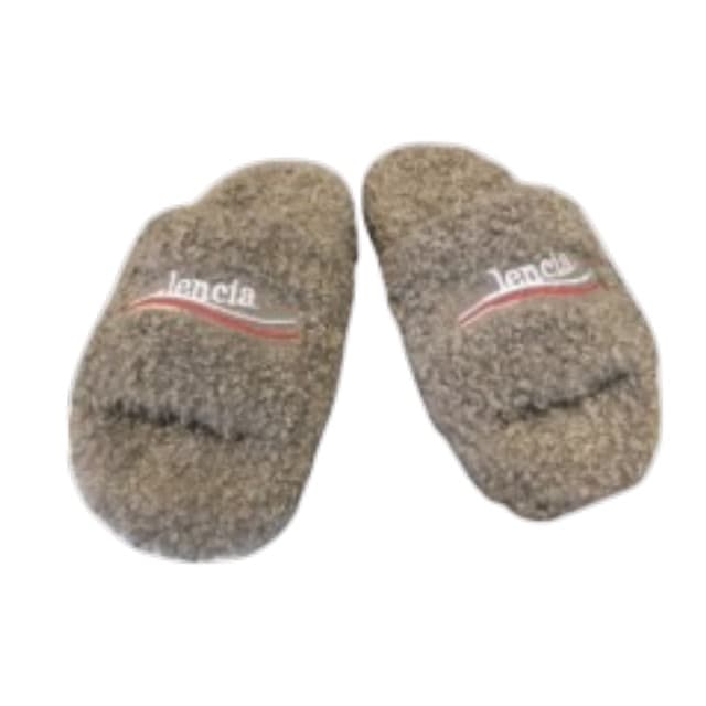 Balenciaga Fur Slides
