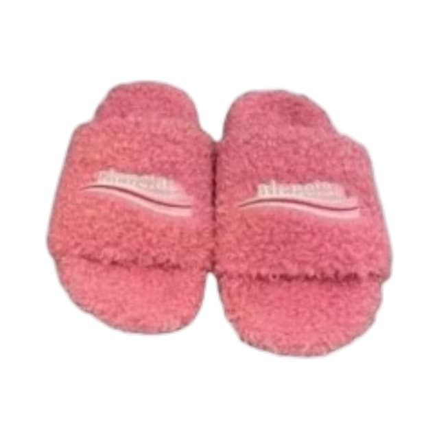 Balenciaga Fur Slides